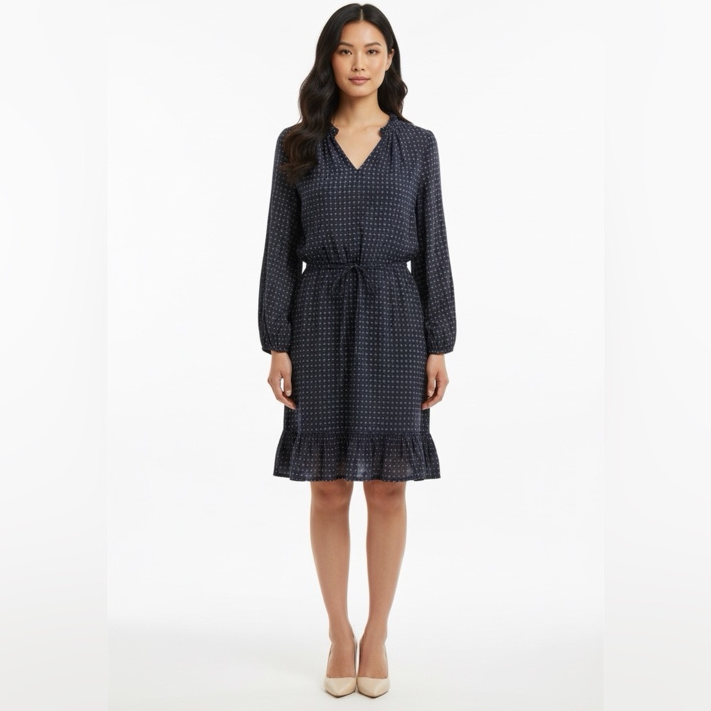 Draper James Lucinda Dress Navy Women’s Size Medium